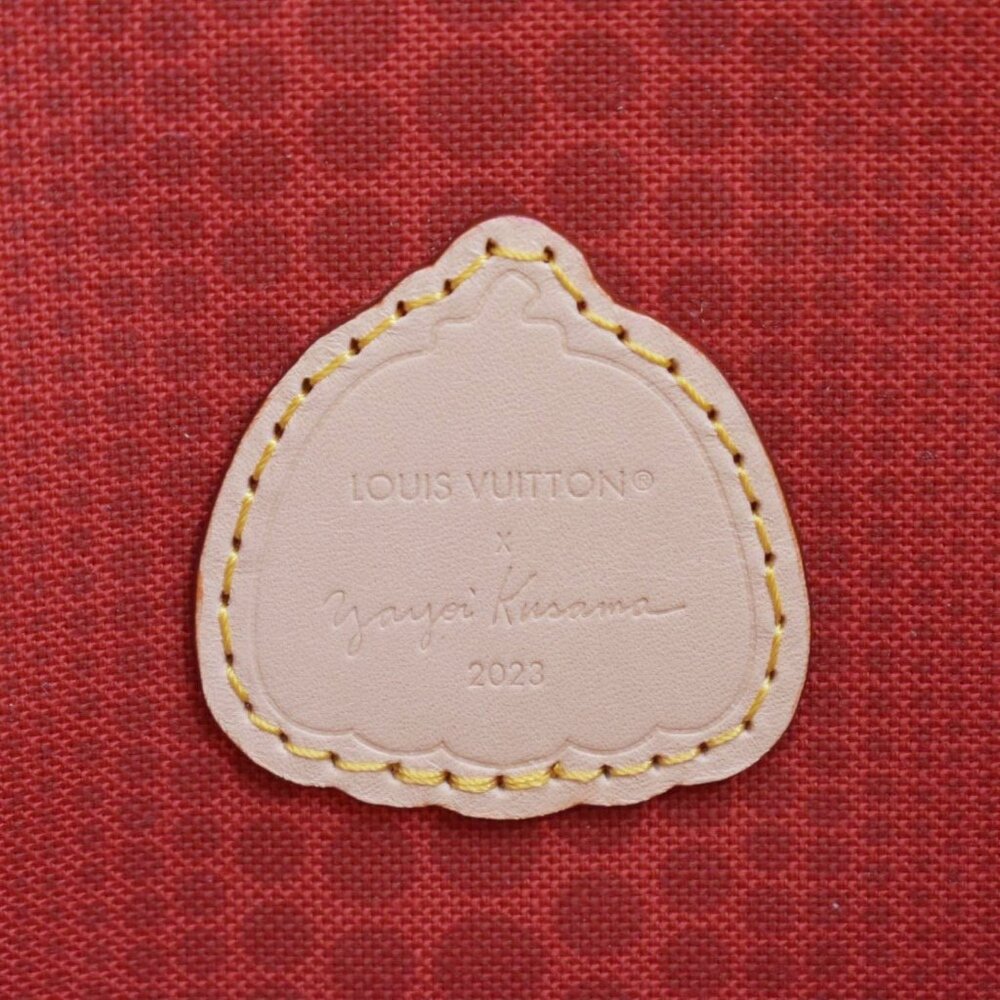 LOUIS VUITTON x YK Neverfull MM Monogram Canvas Shoulder Bag Brown - Picture 14 of 14